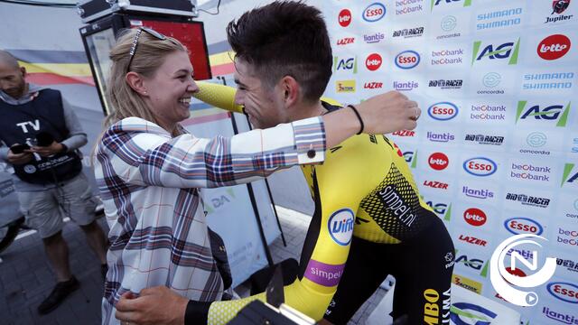 Wout van Aert blikt iedereen in op BK tijdrijden, Campenaerts komt zichzelf tegen - foto's