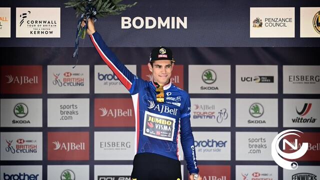 Wout van Aert winnaar en slokop in Tour of Britain 
