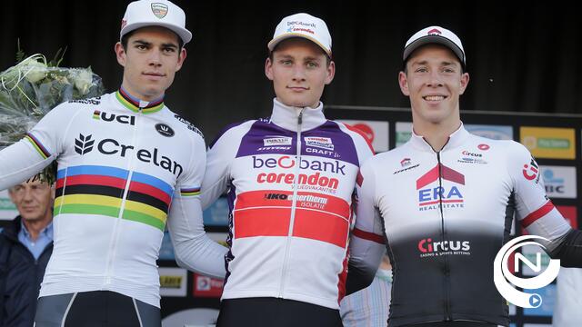 Wout Van Aert moet duimen leggen in spurt