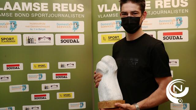 Wout van Aert mag nu ook Vlaamse Reus in prijzenkast zetten 