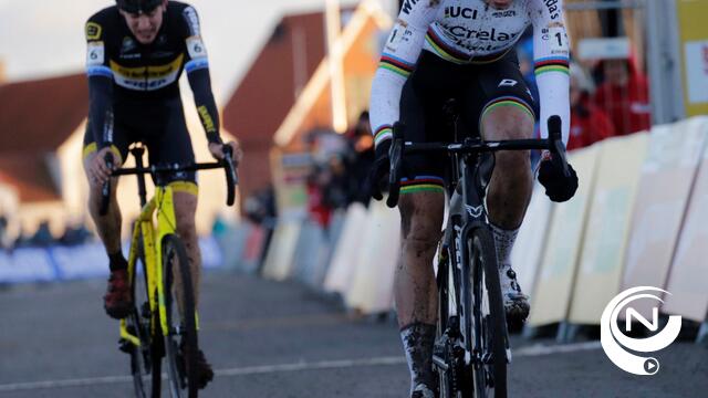 Van der Poel maakt klavertjevier in Wereldbeker vol, Van Aert 2e