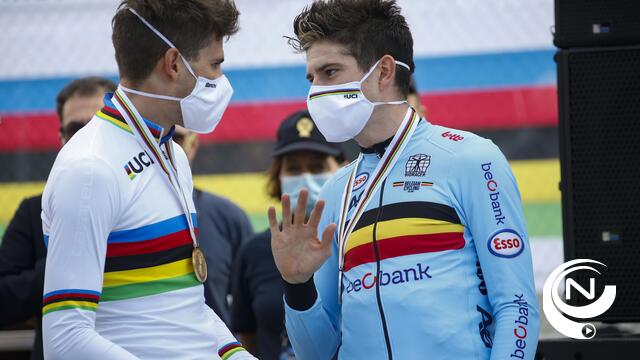 WK tijdrijden : Ganna (IT) houdt Van Aert van tijdritgoud 