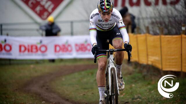 Van der Poel wint Wereldbekercross in Zolder, Wout Van Aert 3e  
