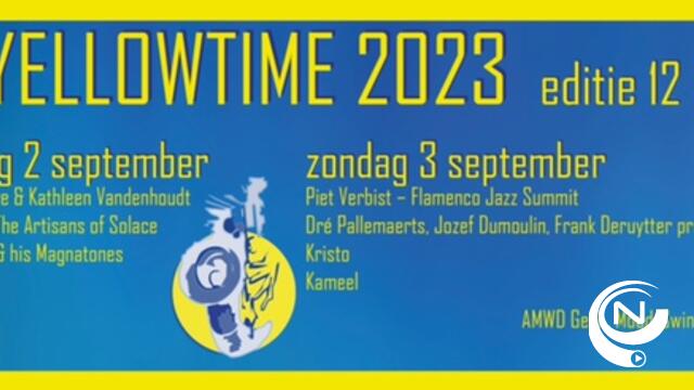 12e editie van het YellowTime (met een grote T) Festival 