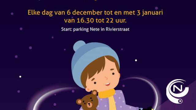 Magische lichtwandeling ‘het Zandmanneke’, voor jong en oud!