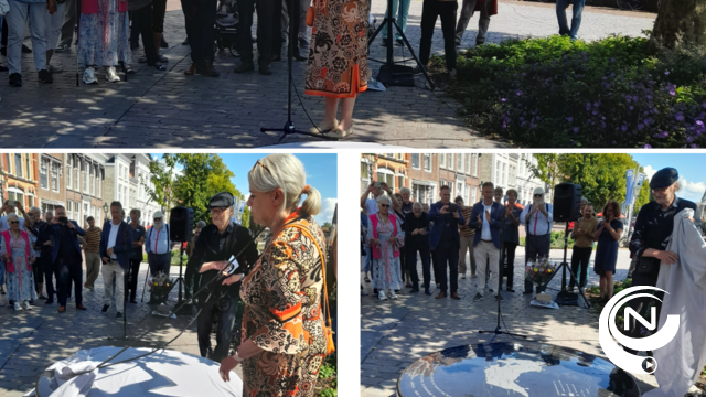 Watersnoodramp van 1953 : onthulling stroomgatensteen in Zierikzee - blijvende herinnering