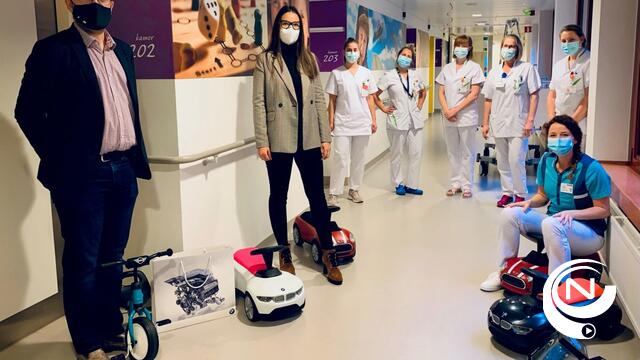 G&A Motors bezorgt kinderafdeling AZ Turnhout een mooi sinterklaasgeschenk 