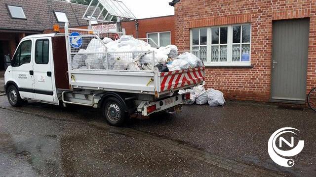Geslaagde opruimactie van zwerfvuil in Herenthout : 680kg