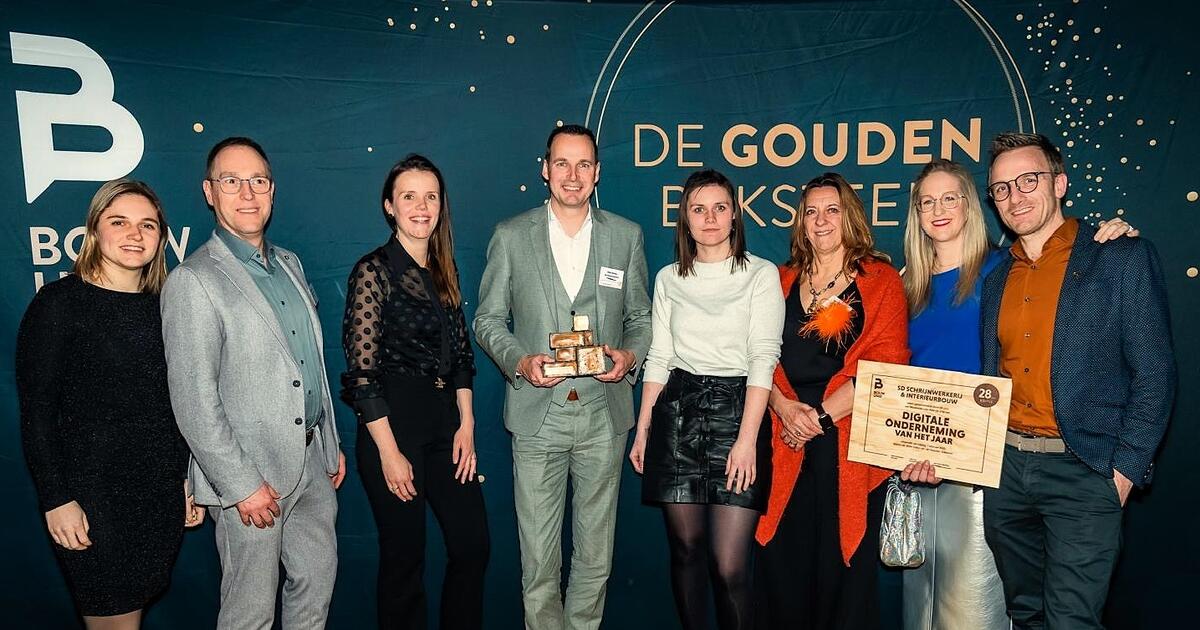 SD Schrijnwerkerij & Interieurbouw ‘Digitale Onderneming van het Jaar’ bij Gouden Baksteen Awards 2025