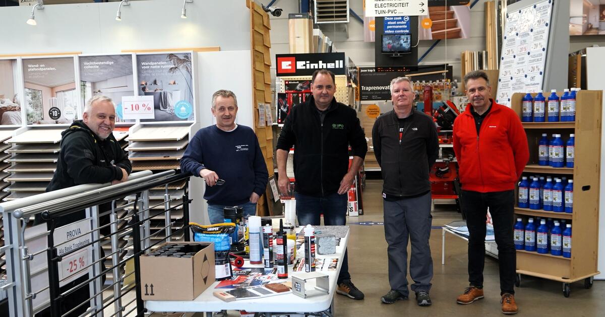 Walter Verwimp met demo-team 