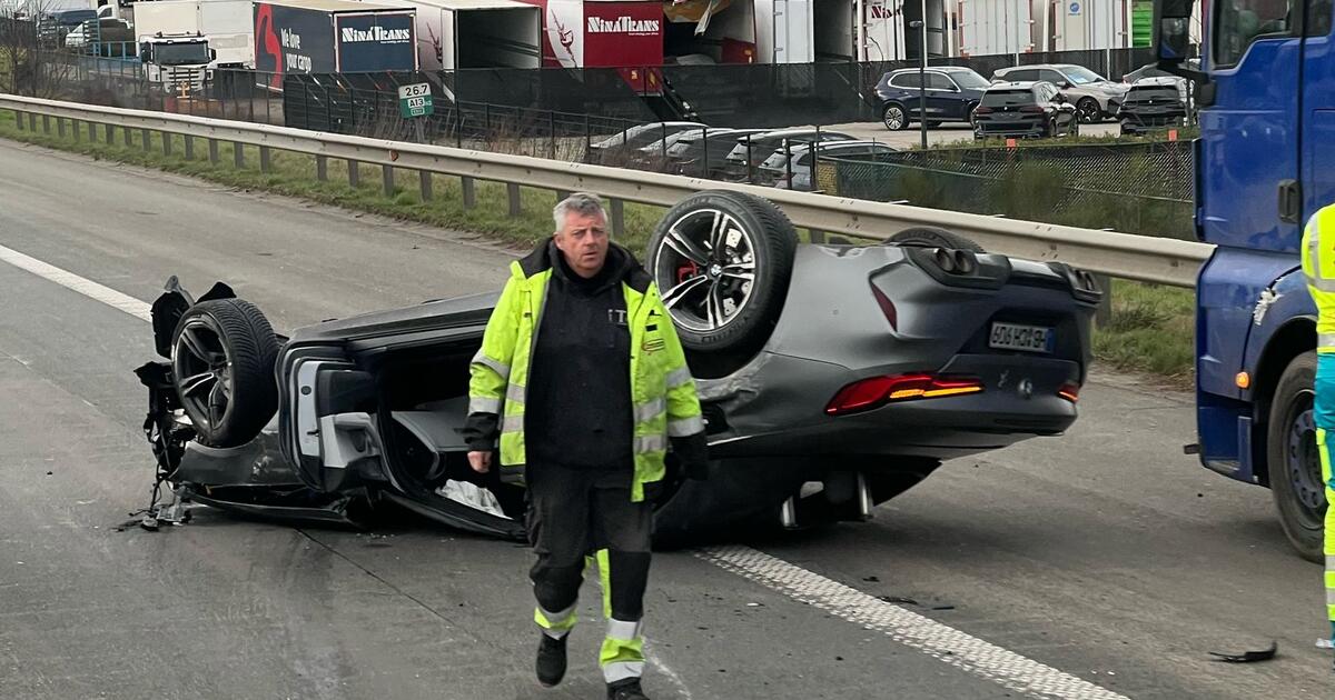 E313 ongeval - foto Jimmy Verwimp NNieuws