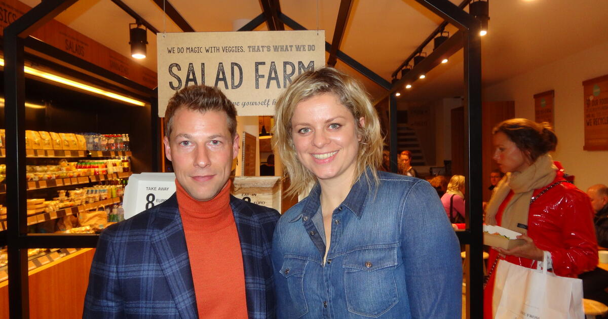 Lieven Vanlommel CEO Foodmaker & Kim Clijsters - foto NNieuws