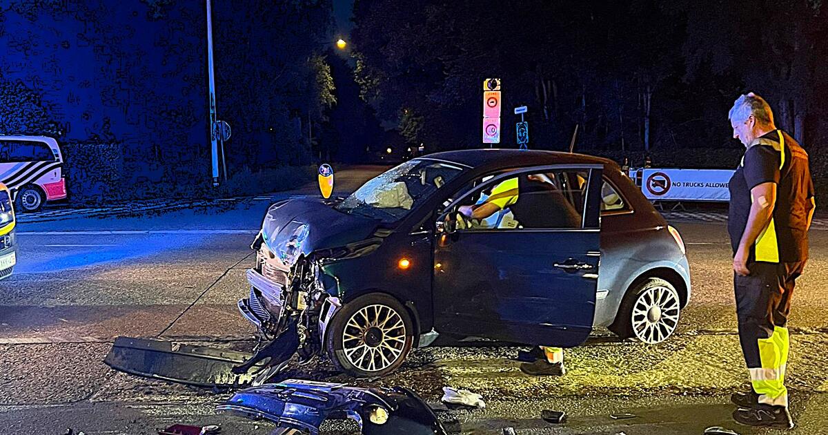 Ongeval Olen Industrielaan - foto NNieuws