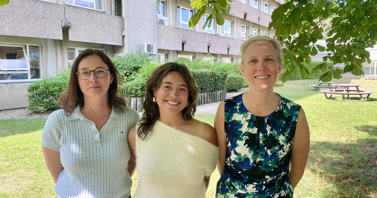 VUB vlnr Elke Lauren en Eline TORC