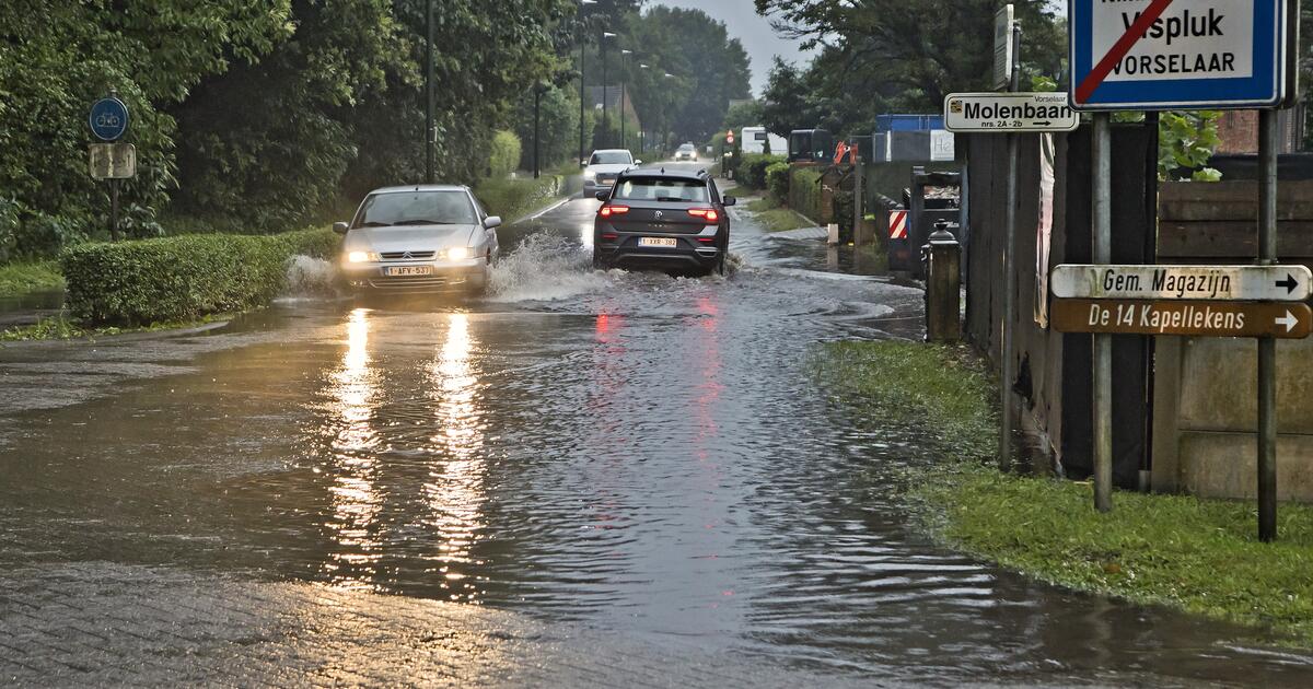 Wateroverlast Vorselaar