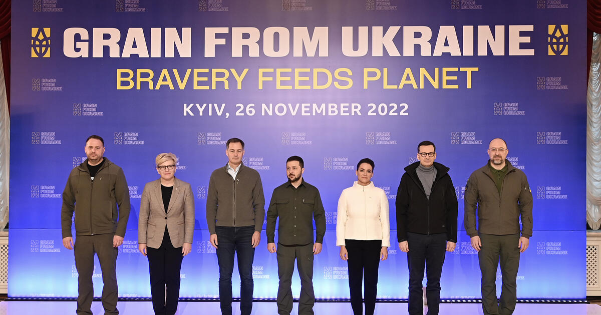 Alexander De Croo in Kiev