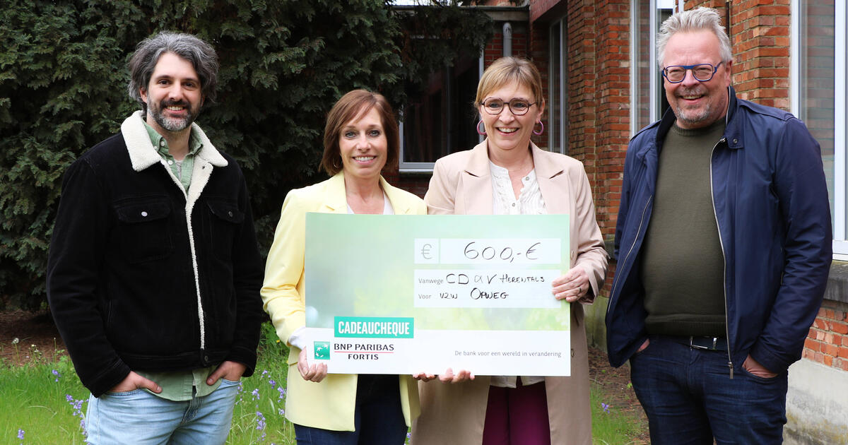 vzw Opweg cheque CD&V Herentals