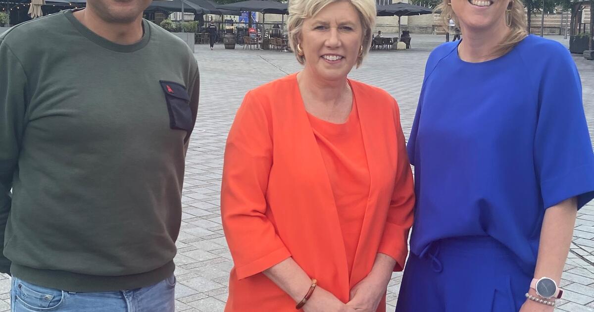 Geel Markt bezoek Annelies Verlinden 