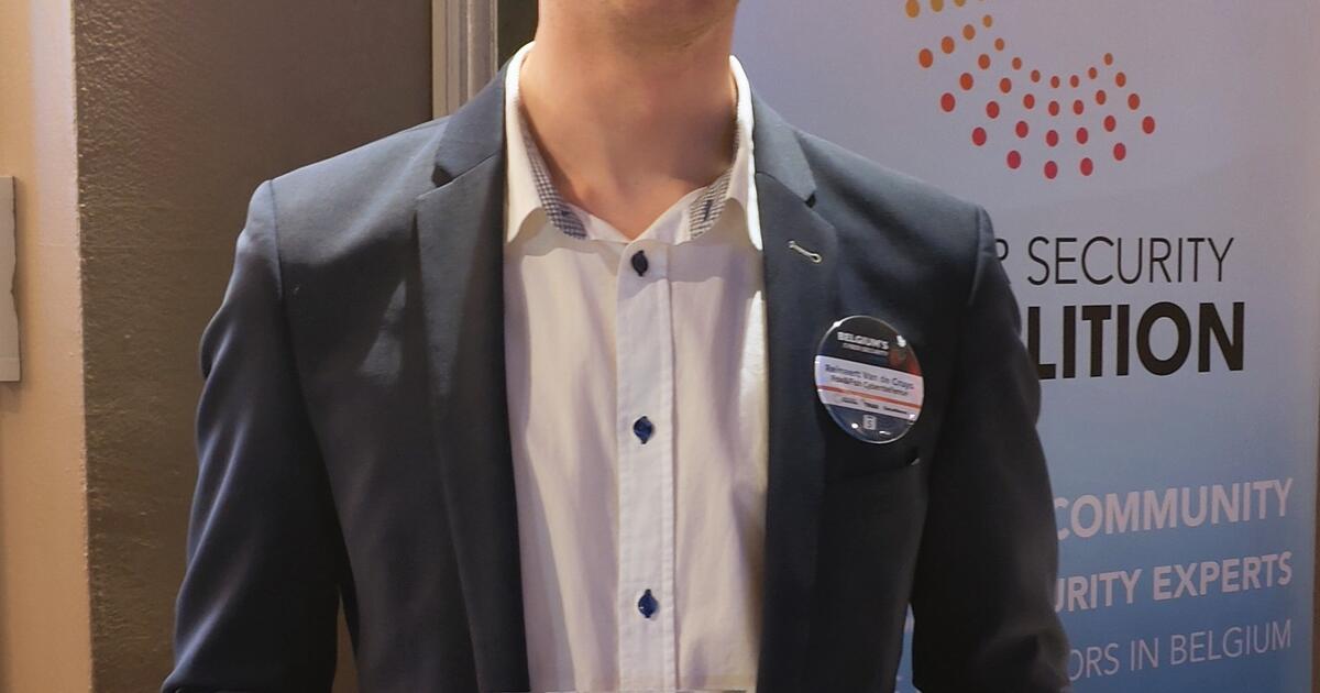 Ethisch hacker Reinaert Van de Cruys verkozen tot Young Cyber Security Professional of the year