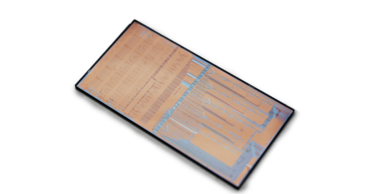 Een flow cytometer op chip - foto imec