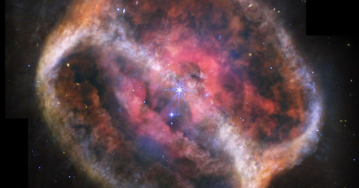 Image credits: Credit: NASA, ESA, CSA, STScI, NASA-JPL, Caltech, UCLA, Michael Ressler (NASA-JPL), Dave Jones (IAC)