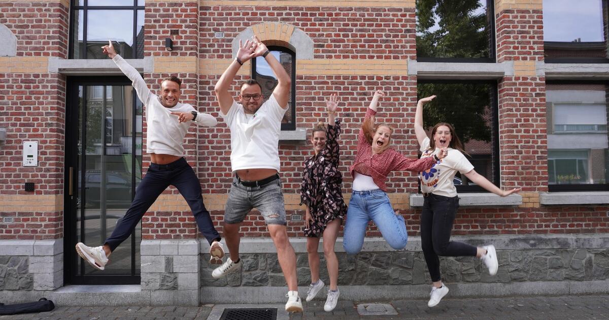 Het team in actie 