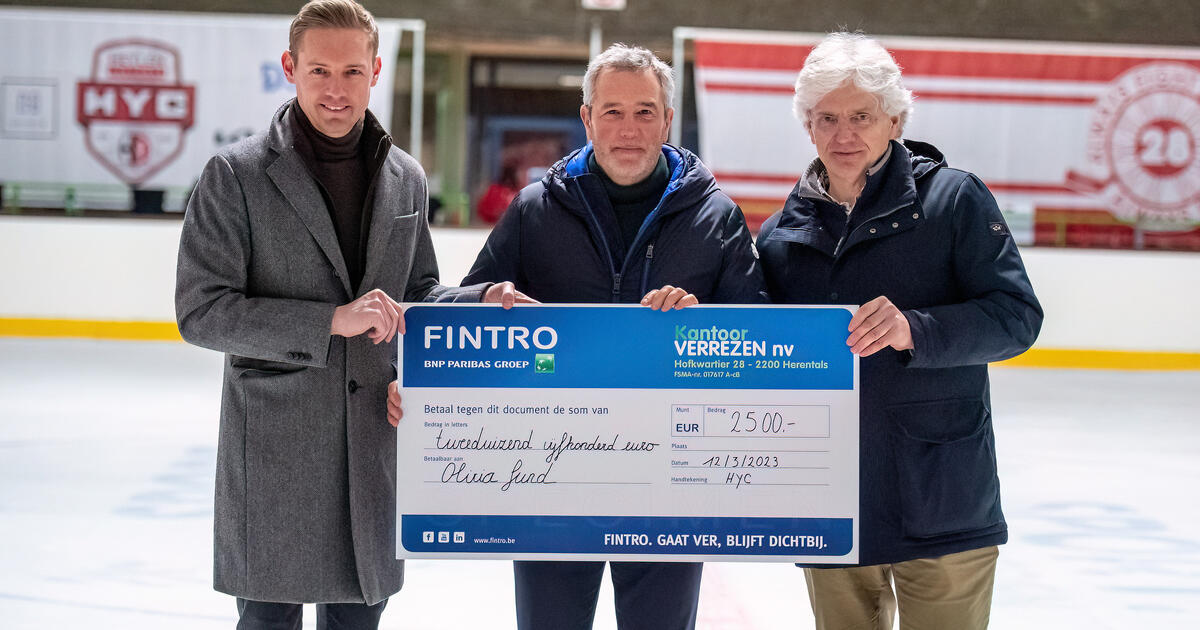 HYC cheque voor Olivia Fund