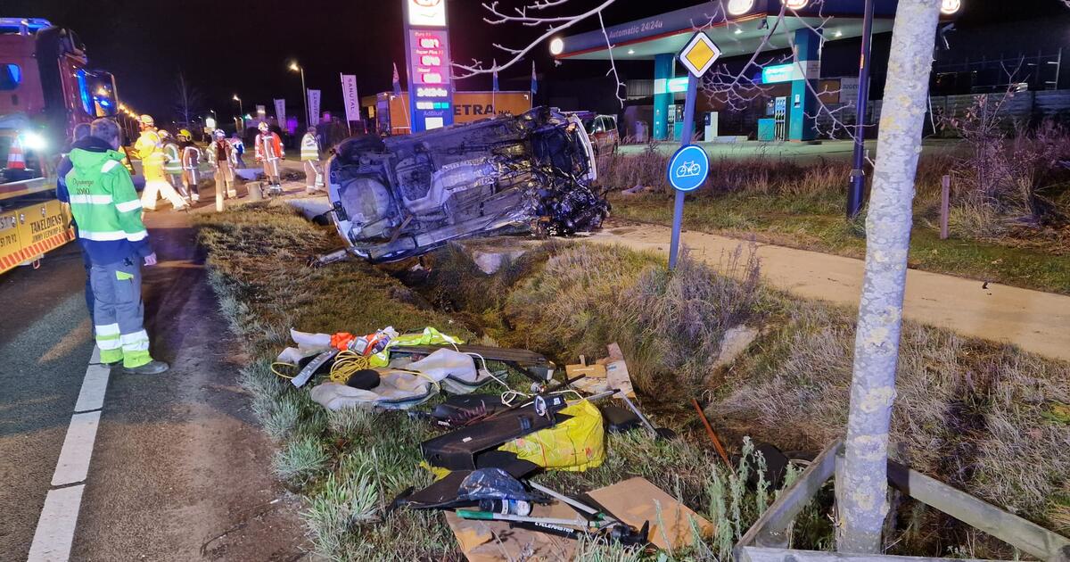 Ongeval Grobbendonk ter hoogte van Club Virginia