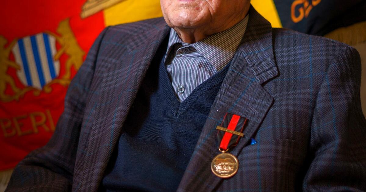 Oudste Belg Jos Kets uit Berlaar - foto NSB