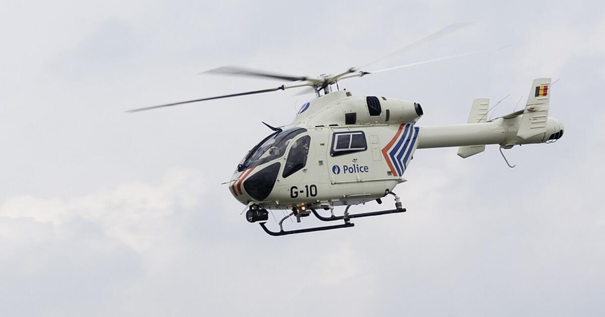 Federale politie helikopter