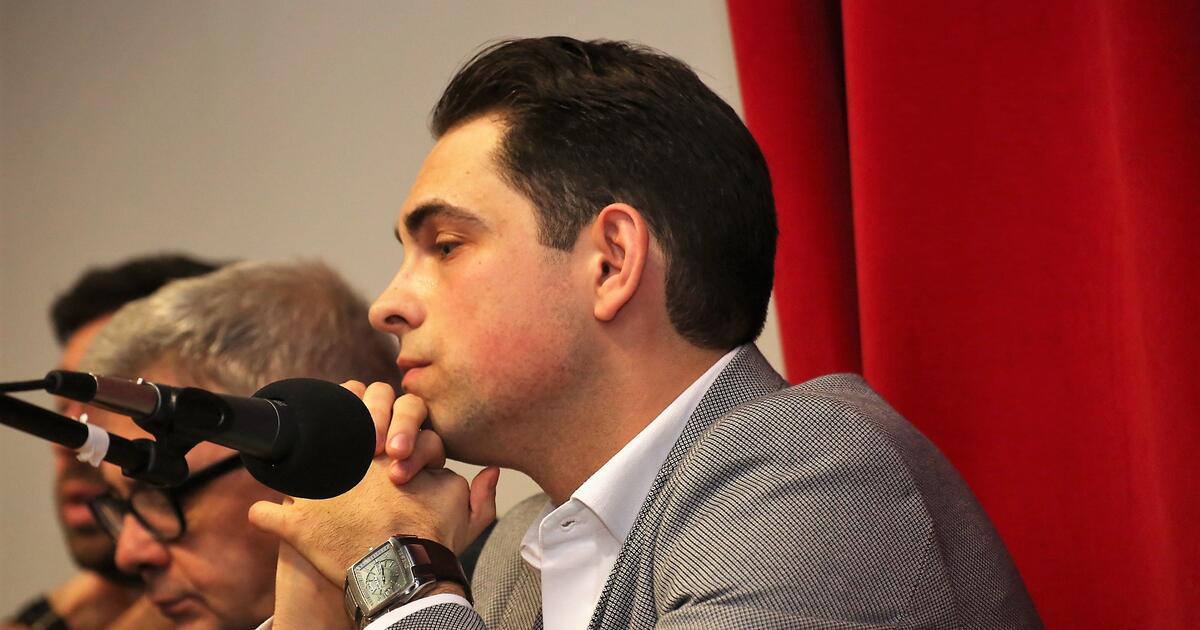 Tom Van Grieken in 2017 - schooldebat in Herentals kOsh