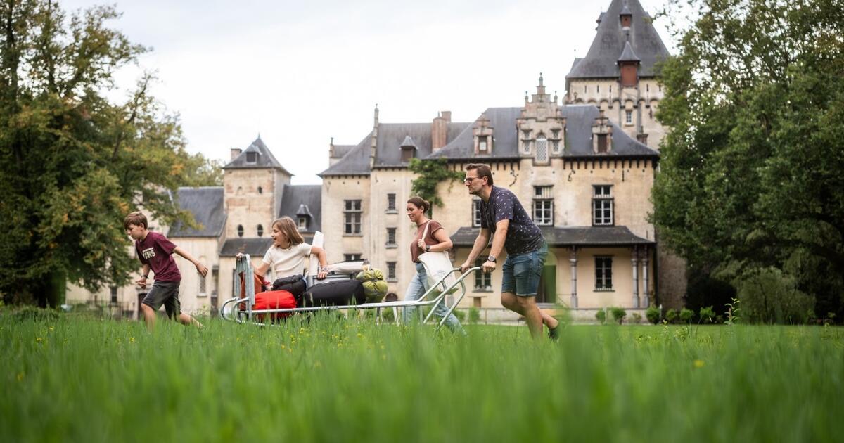 Het uitgestrekte kasteelpark is sinds de aankoop publiek toegankelijk -copyright: Lucid voor Stichting Kempens Landschap