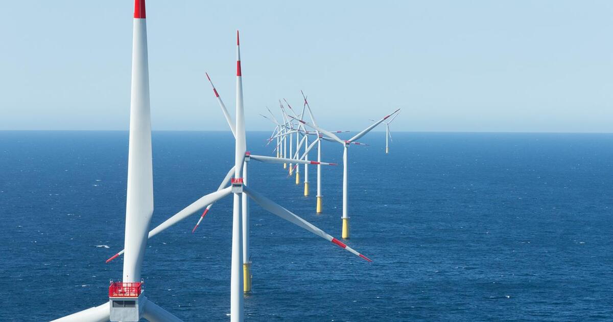 Windmolens zee
