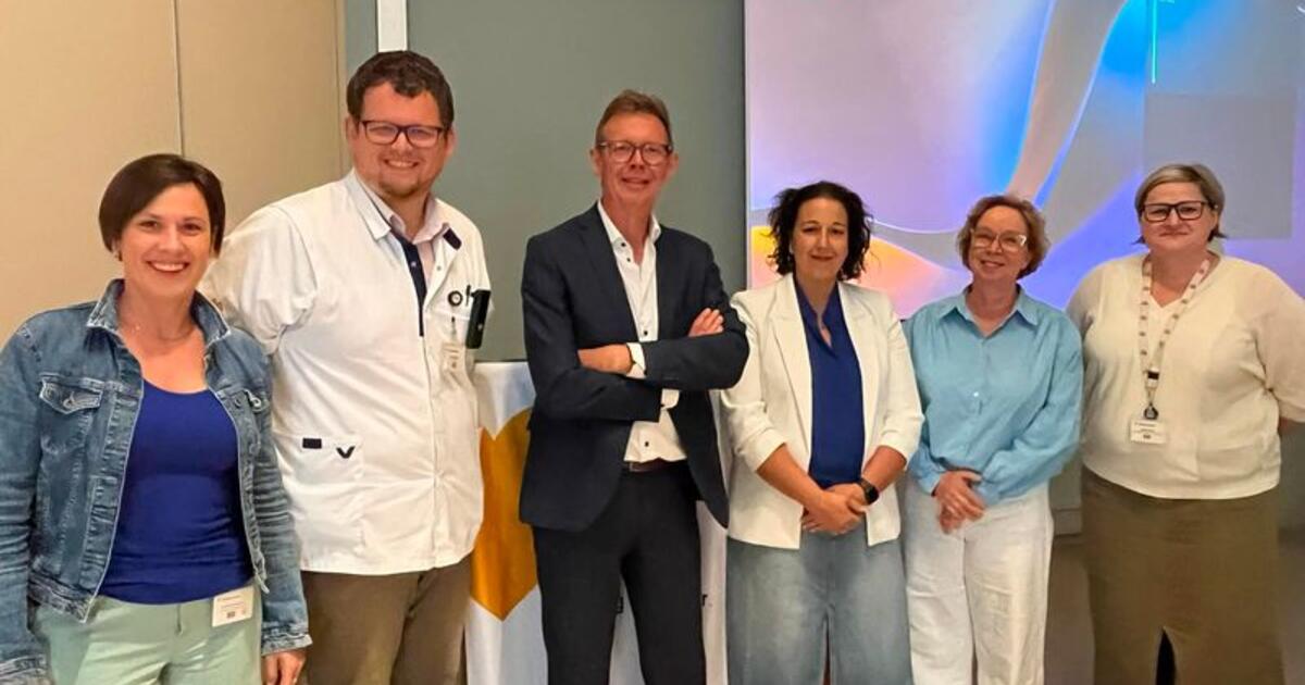 Groepsfoto auditoren en kwaliteitsmedewerkers Ziekenhuis Geel